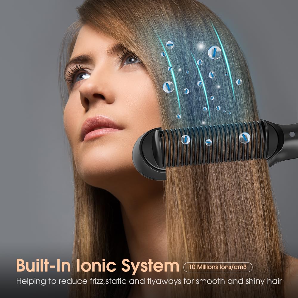 3-in-1 Hair Straightener Brush