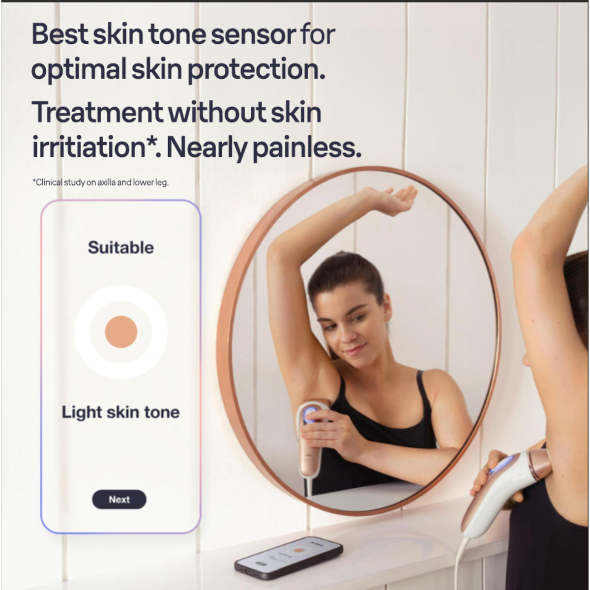Smart IPL Hair Removal Device
