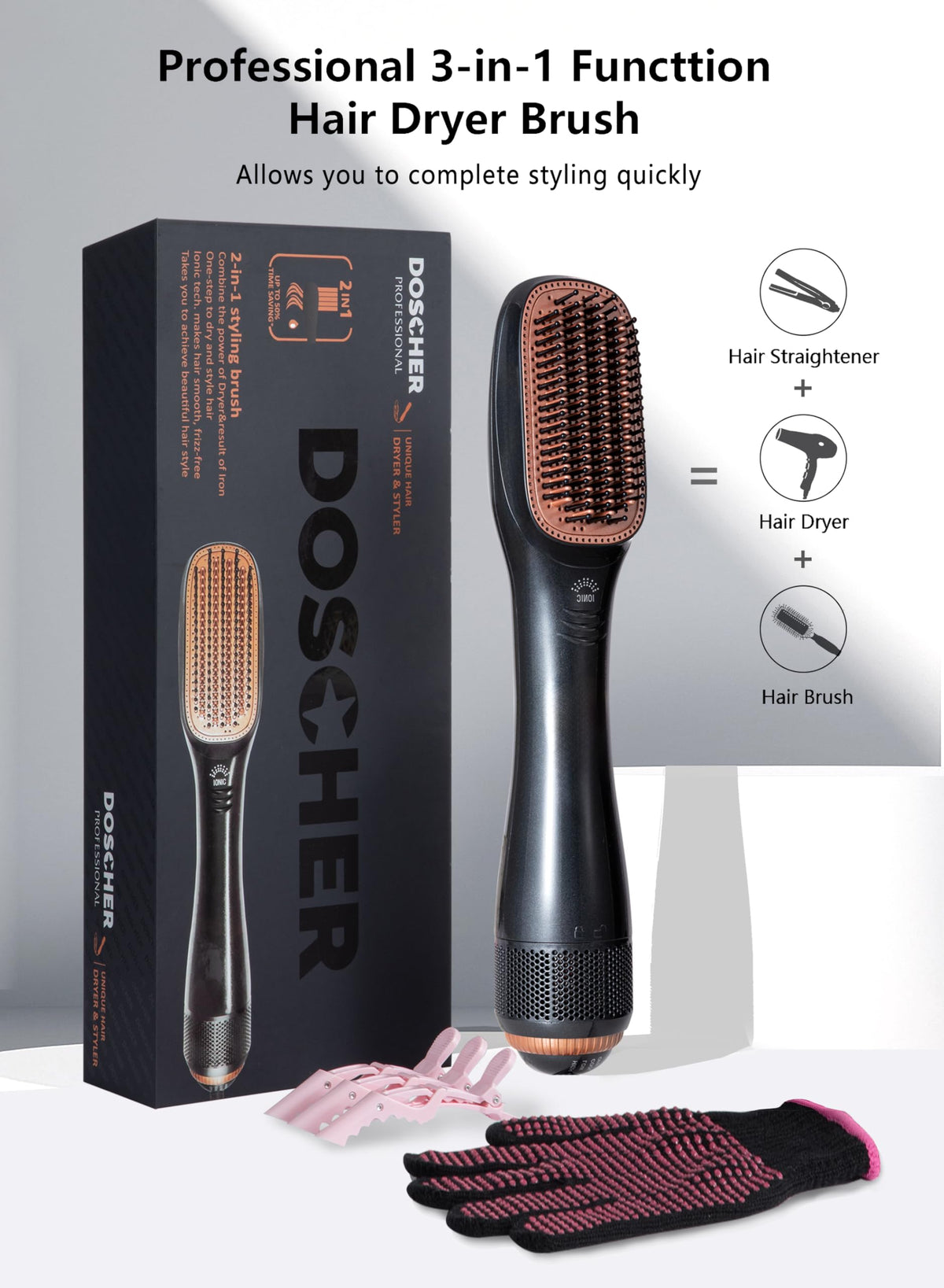 2-in-1 Hair Dryer Brush